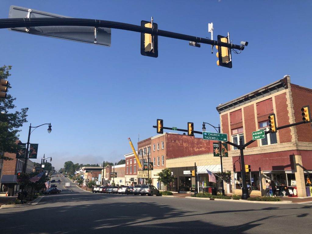 Downtown street wytheville