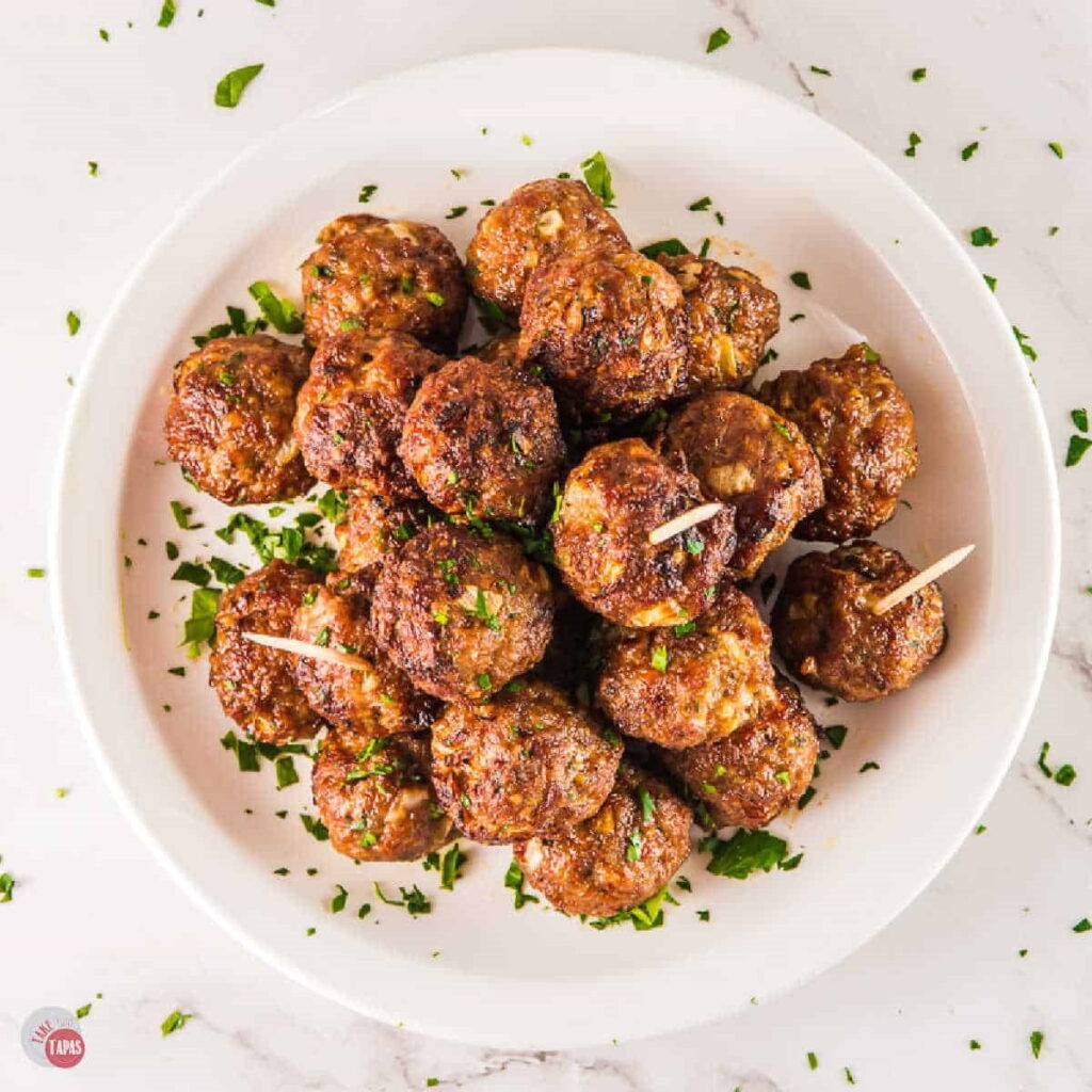 Easy Air Fryer Meatballs recipe.