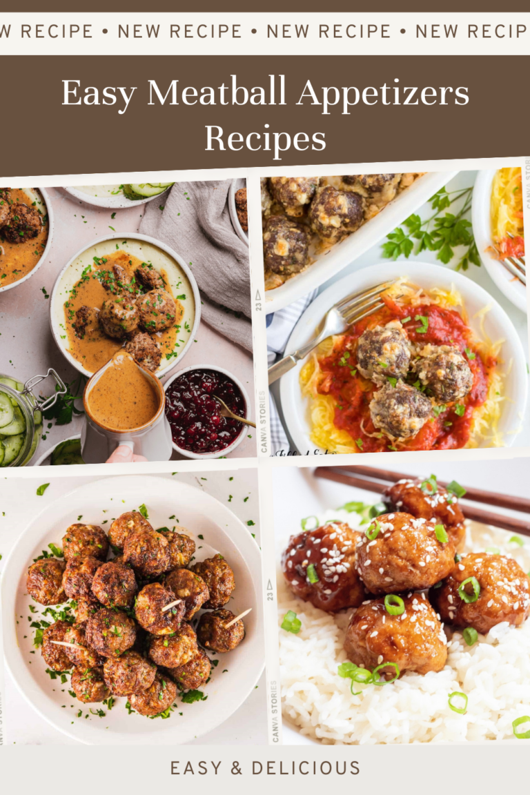 17 Easy Meatball Appetizer Recipes