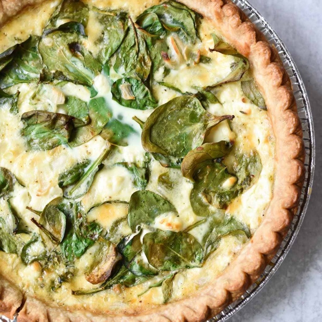 Easy Quiche Florentine.