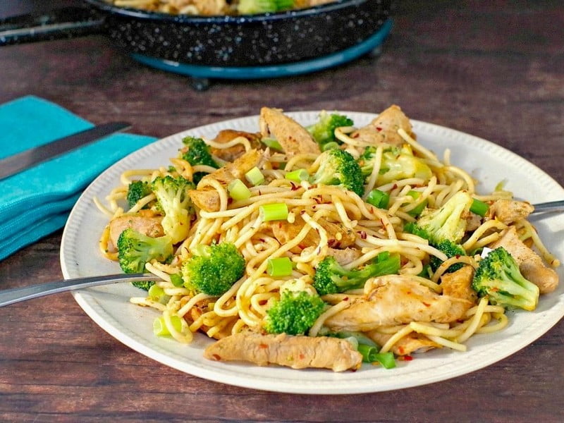 Easy Thai Pork and Noodles