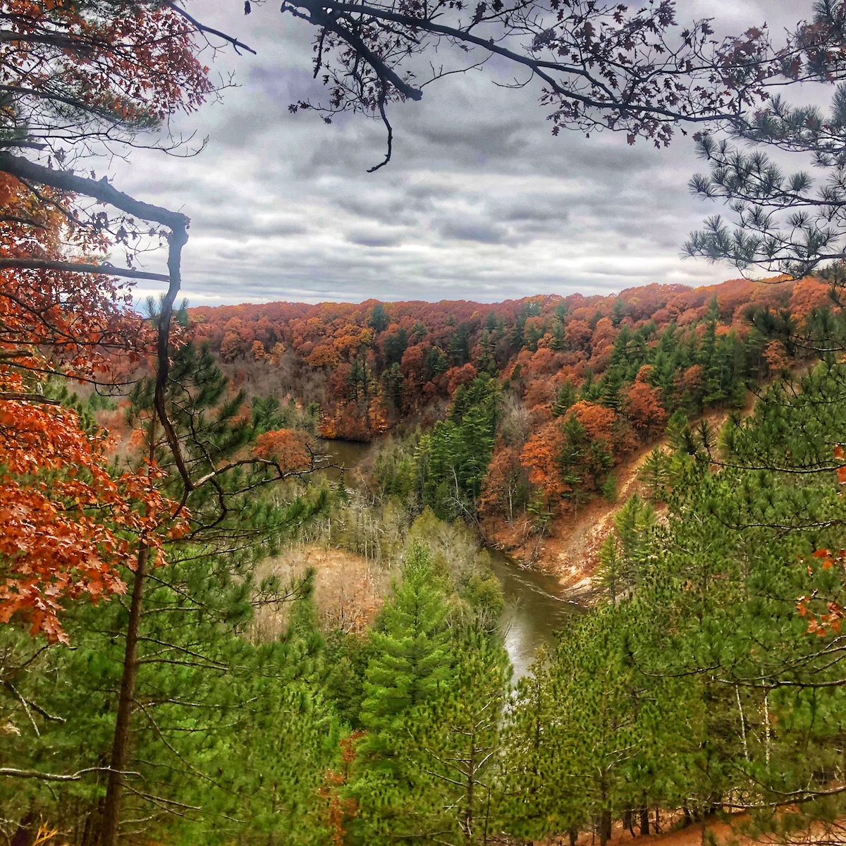 Fall Colors from Manistee High Rollaway trial in Kingsley, MI