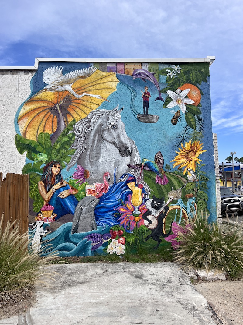 Fantasy Garden Mural ST Andrews FL