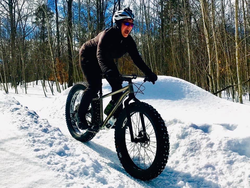 Fat biking in Cadillac 