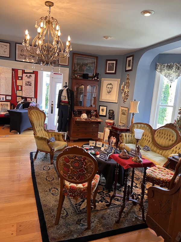 Front Parlor of the Octagon Mansion in Wytheville VA