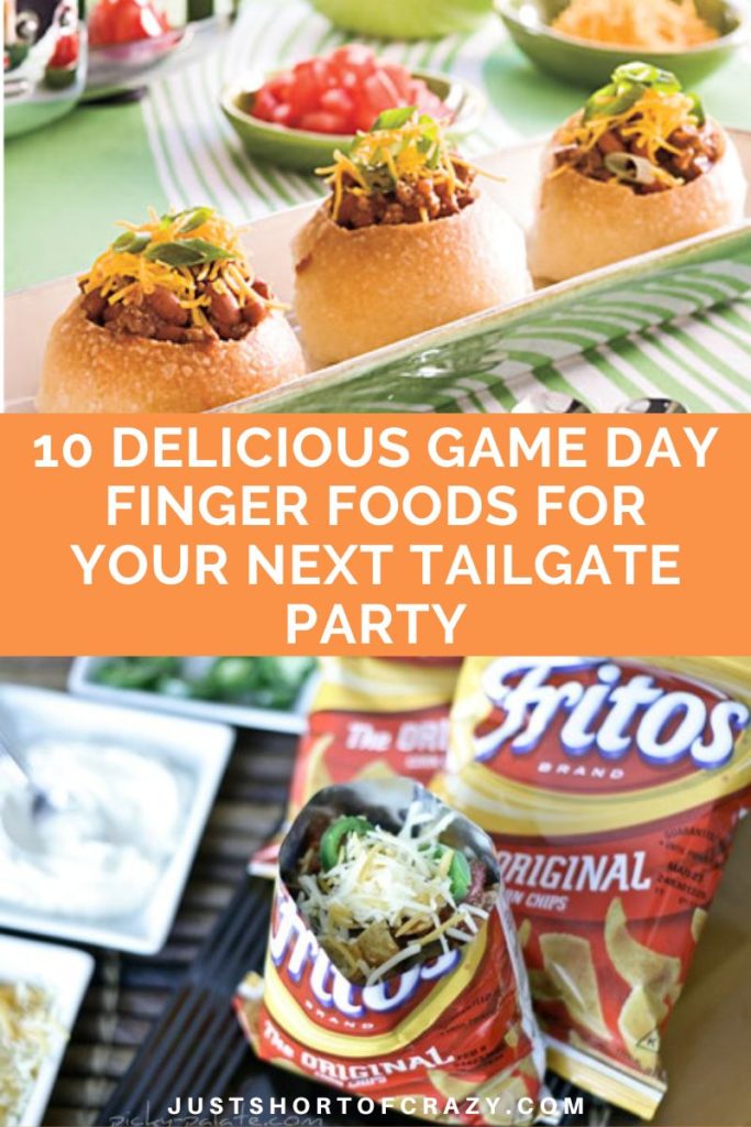 Game Day foods pin