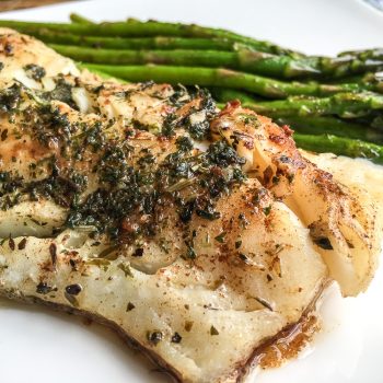 garlic herb butter cod