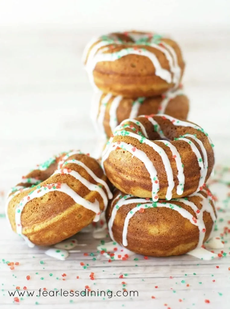 Photo of Gluten Free Gingerbread Donuts from FearlessDining.com.