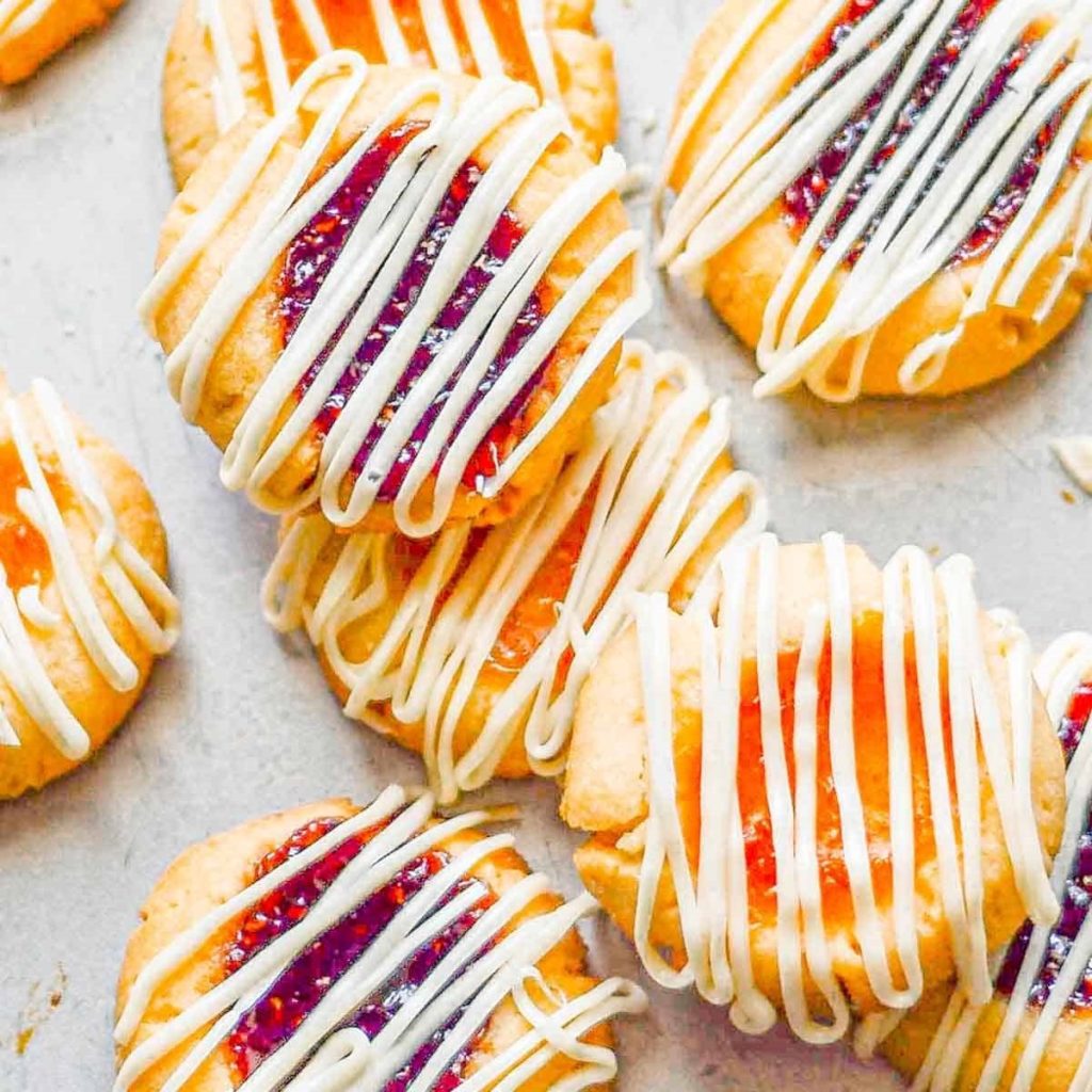 GlutenFree Thumbprint Cookies.