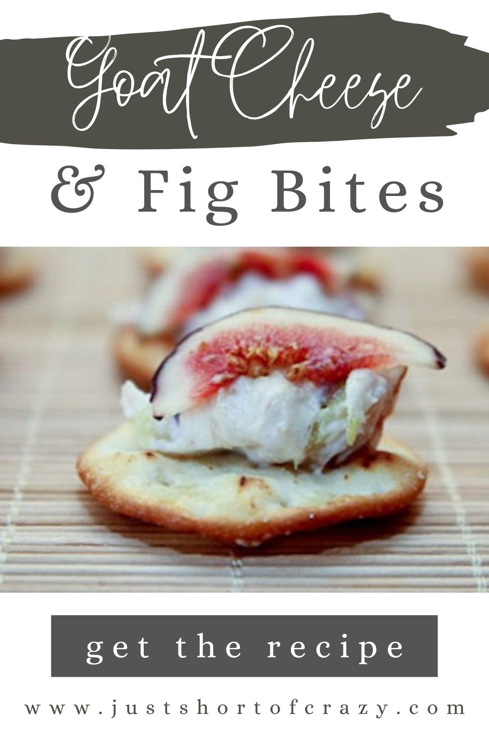 Goat Cheese Fig Bites