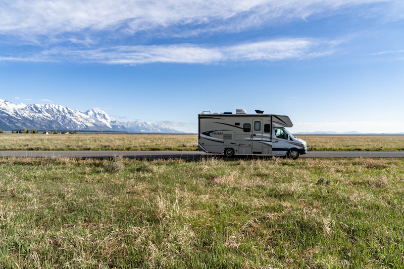 RV at the Grand Tetons