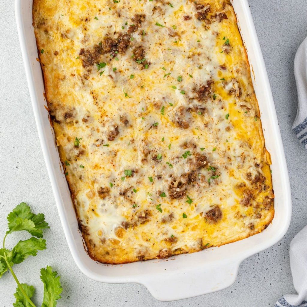 Green Chile Egg Casserole.