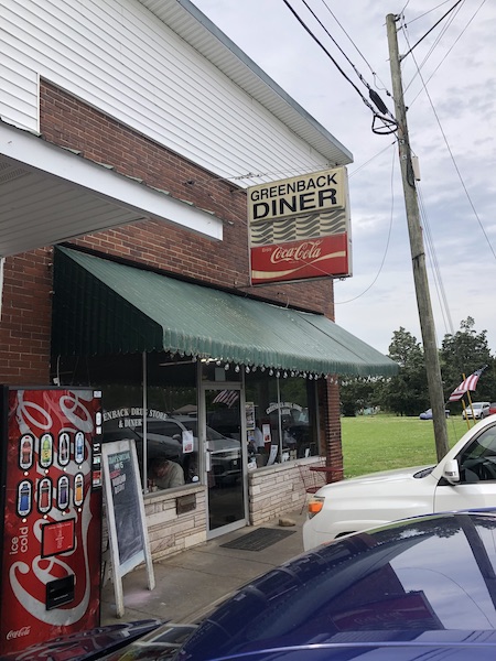 Greenback Drug Store outside front of building