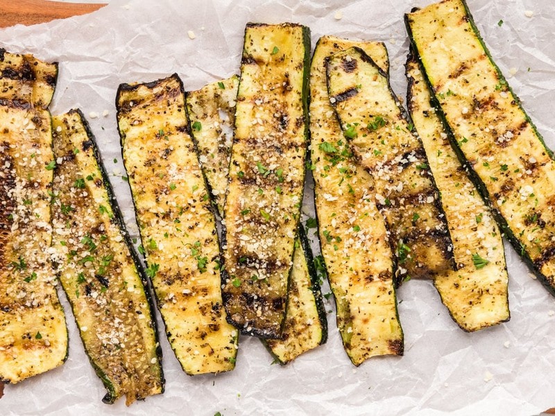 Grilled Zucchini.