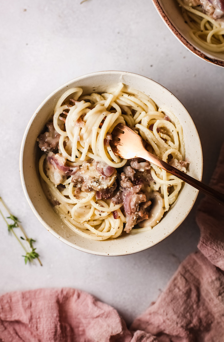 Ground Turkey Stroganoff 