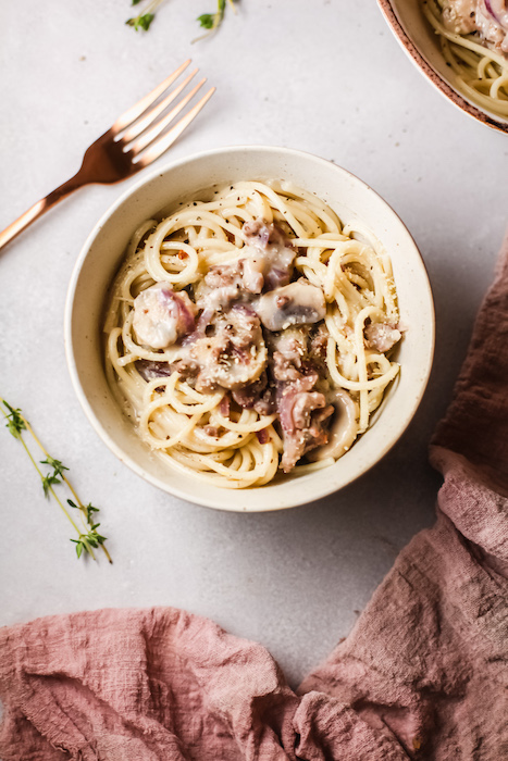 Ground Turkey Stroganoff 