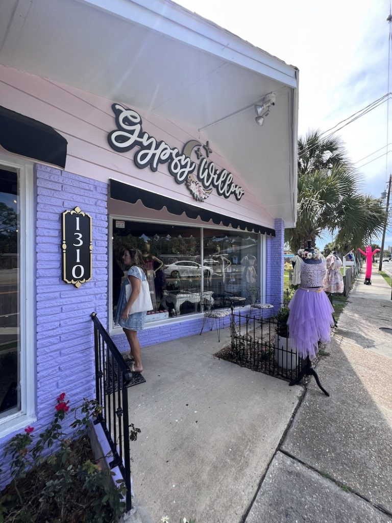 Gypsy WIllow Storefront, st andrews, fl