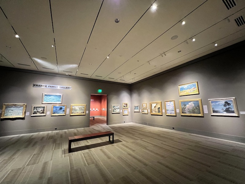a gallery insdie Hyatt Brown Museum