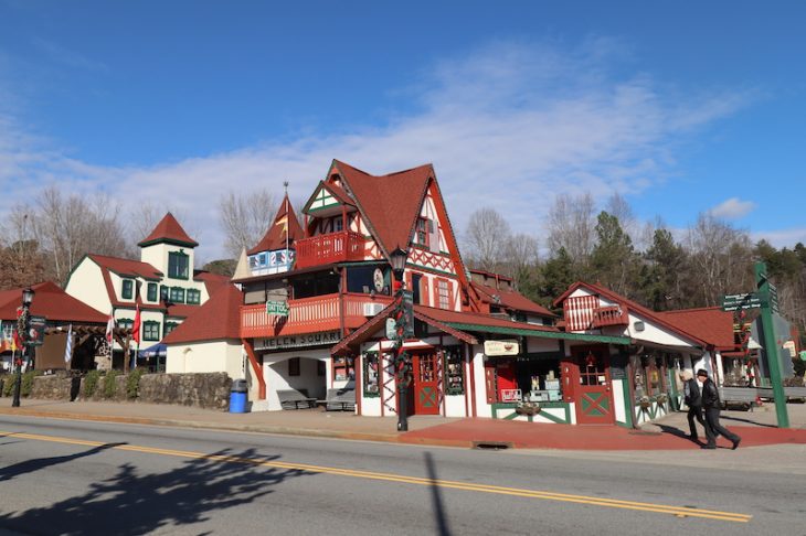 Photo of adorable Bavarian town of Helen GA.