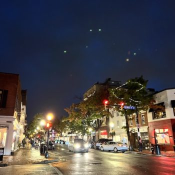 Historic Old Town Alexandria at Night