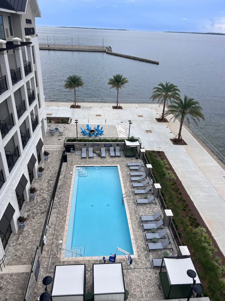 Hotel Indigo Panama City Pool Sun Deck.