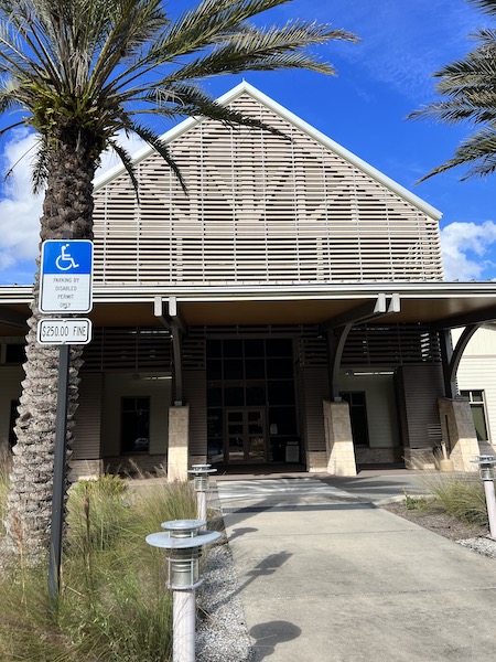 Outside Hyatt Brown Museum