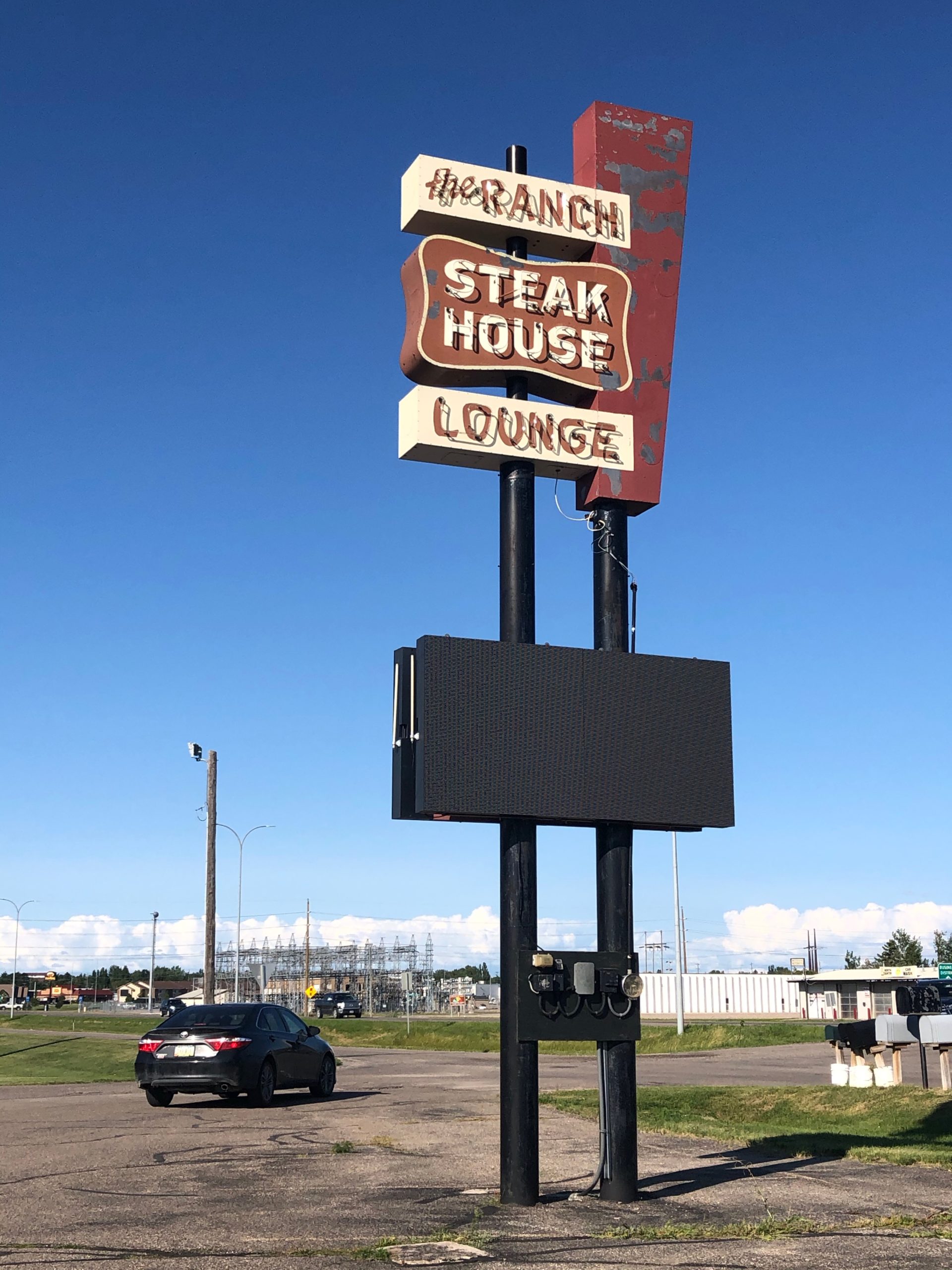 the ranch steakhouse sign devils lake nd