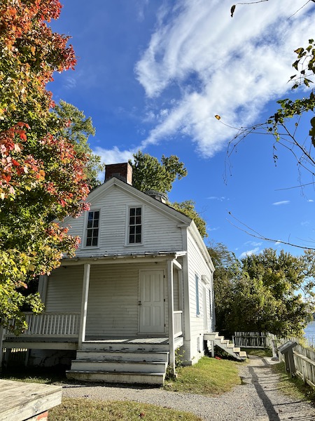 Jones Point Lighthouse in the Fall Alexandria VA