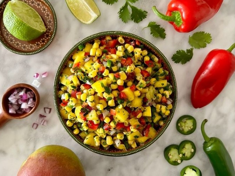 Mango Corn Salsa.