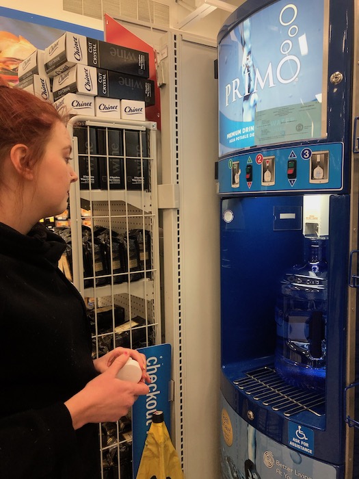 using the meijer primo refill station