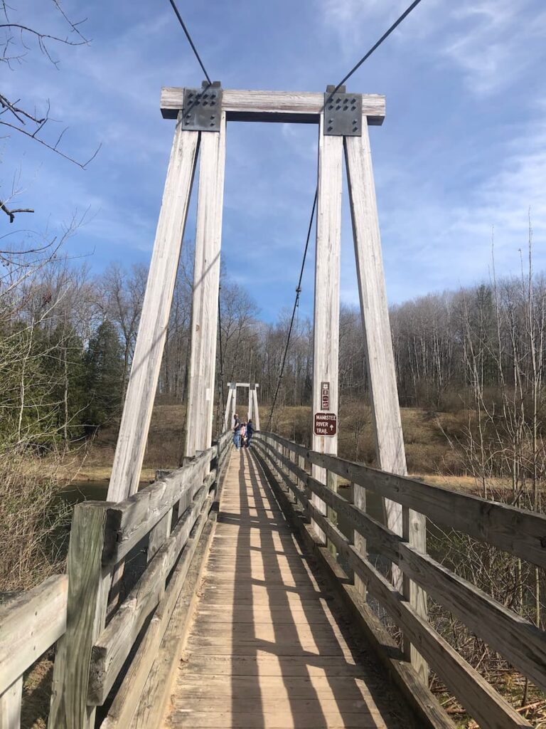 Mini Mack Bridge in Manistee County.