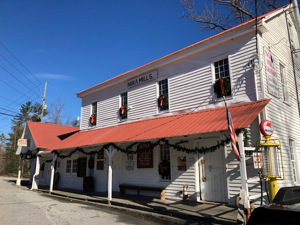 photo of the outside of Nora Mill Granary.