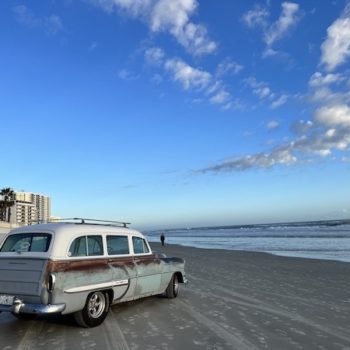 Old Car on Daytona Beach