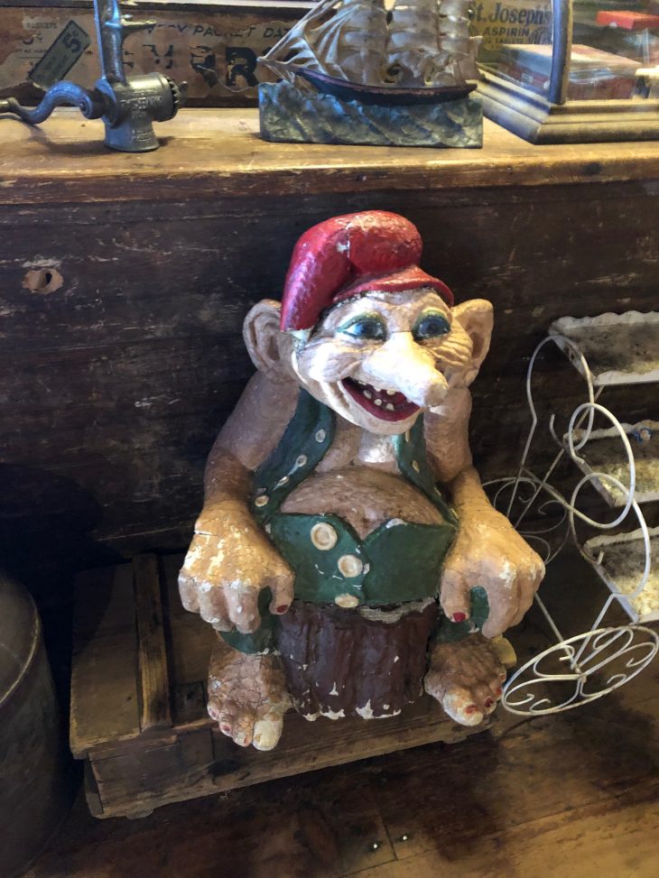 Photo of yard decoration inside Old Sautee Store.