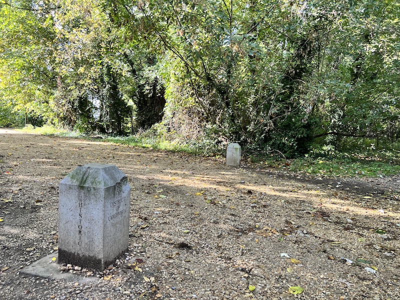 Old State Boundaries Marker at Jones Point Park Near Lighthouse