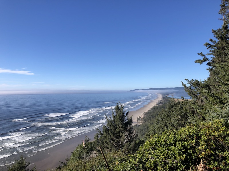 Overlook of the Pacific Ocean along the Oregon Coast