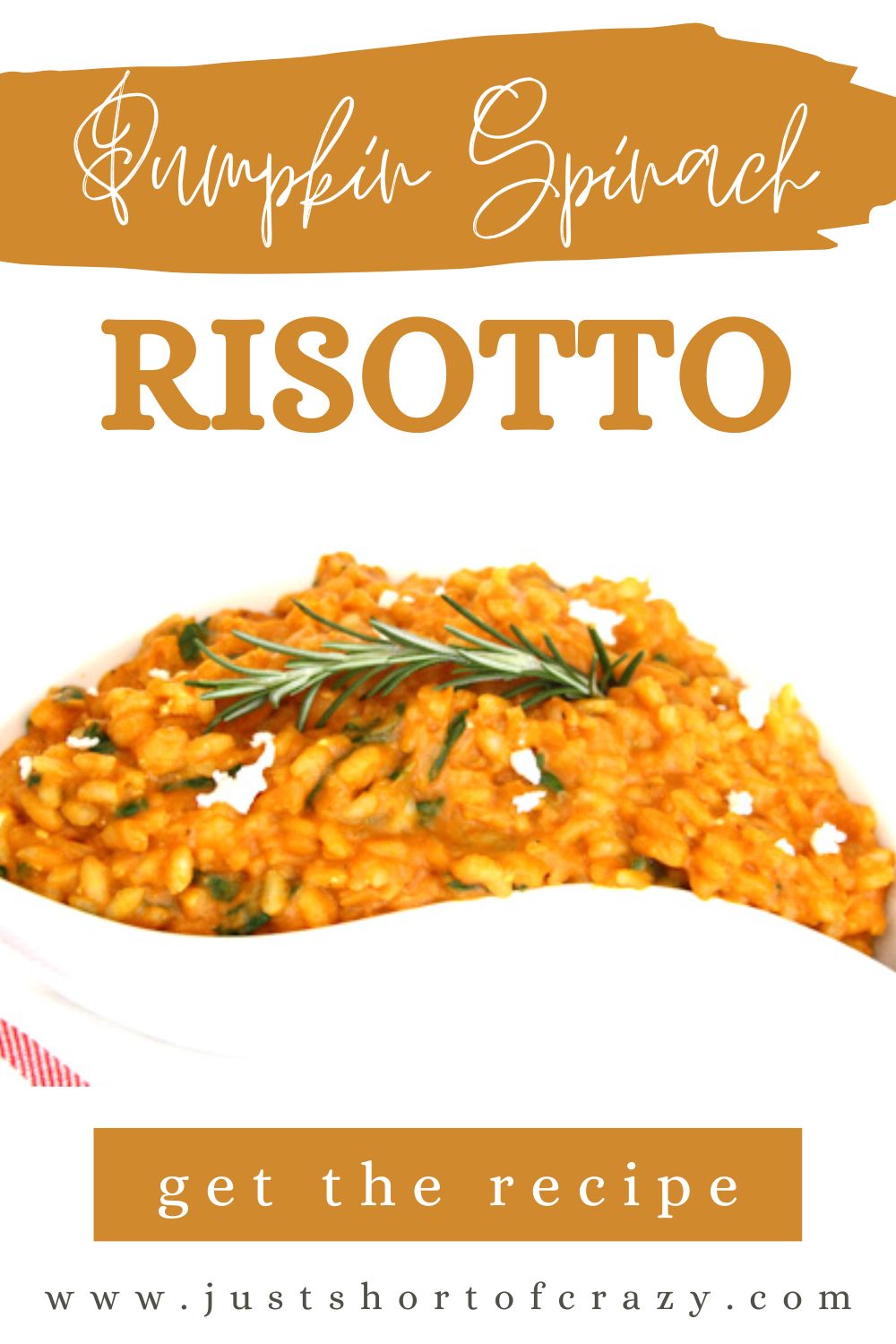 PUMPKIN SPINACH RISOTTO