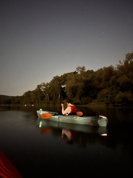 Paddle the Chemung River Under A Full Moon