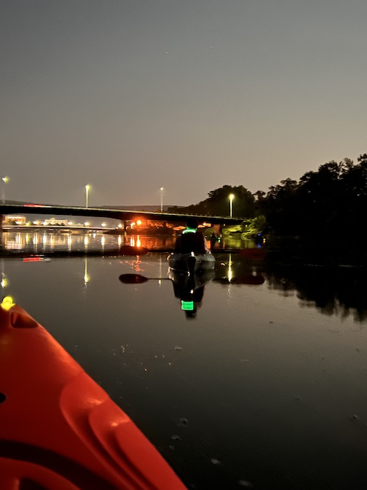 Paddle the Chemung River Under A Full Moon