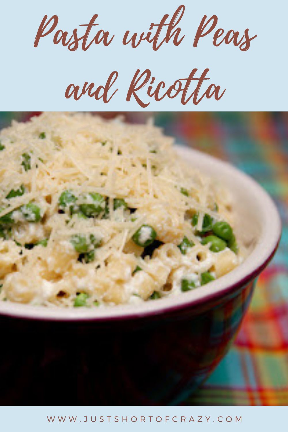 Pasta with Peas and Ricotta