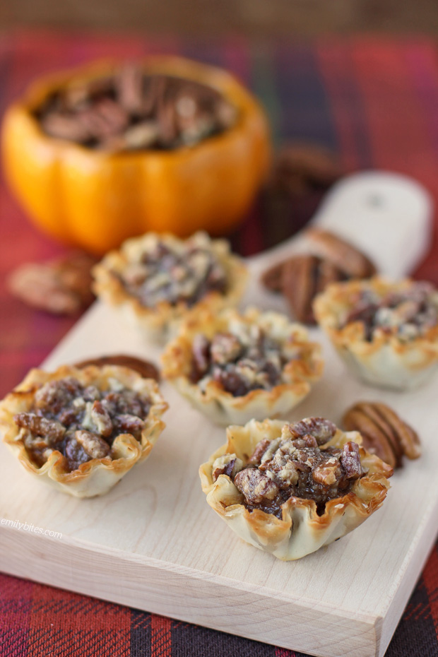 Photo of Pecan Pie Bites from EmilyBites.com.