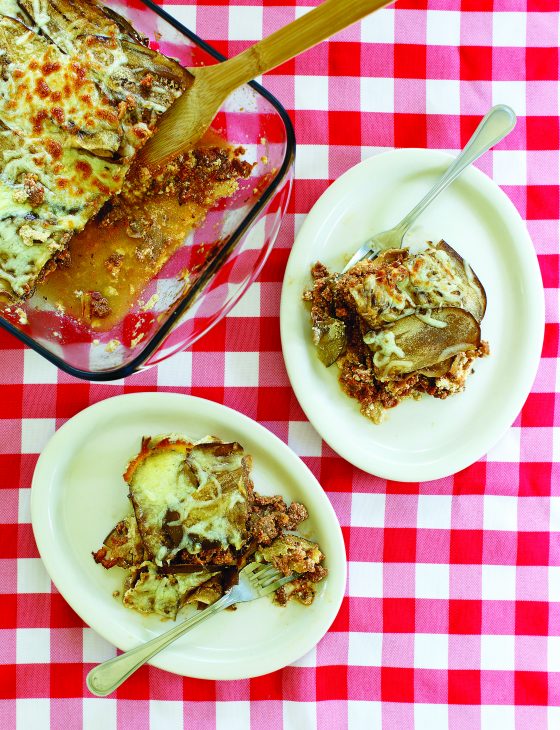 purple eggplant lasagna