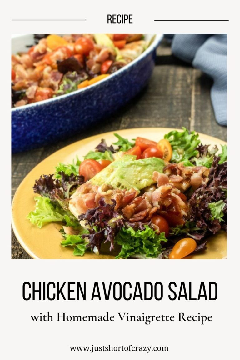 Chicken Avocado Salad with Homemade Vinaigrette Recipe
