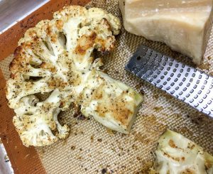Parmesan Herb Roasted Cauliflower Steak