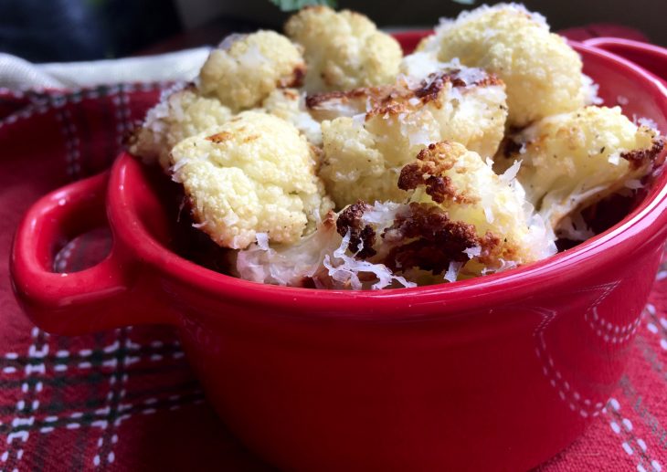 Photo of Roasted Cauliflower with Parmesan. 