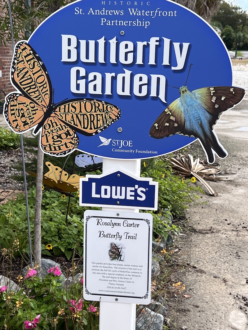 Rosalynn Carter Butterfly Trail Garden St Andrews