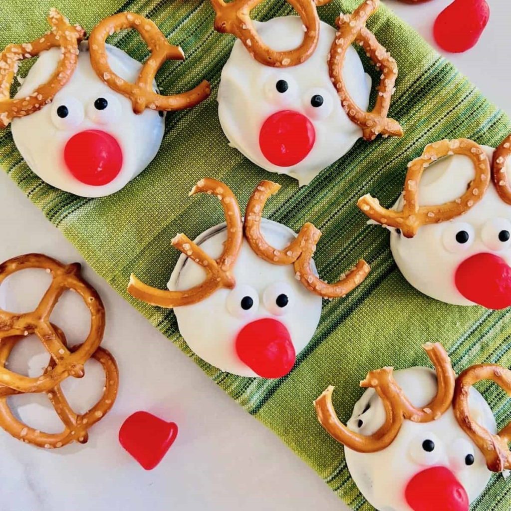Rudolph The RedNosed Reindeer Cookies.