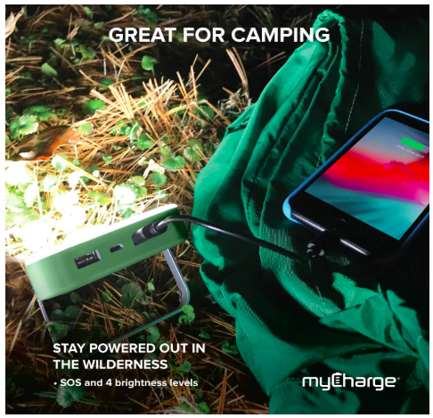 myCharge Camping powerbank