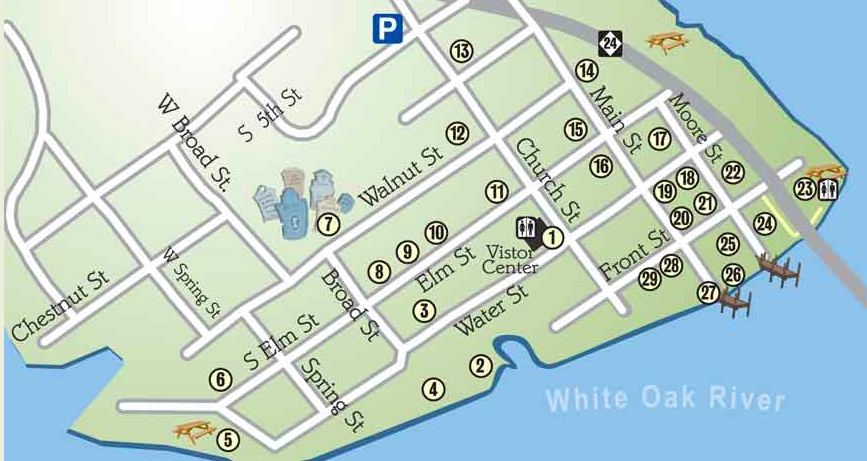 swansboro historic walking tour