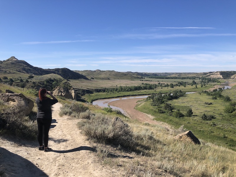 Little Missouri River at Wind Canyon Trail 